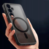 Tech-Protect MagMat Cover med MagSafe til Samsung Galaxy S24 FE - Sort