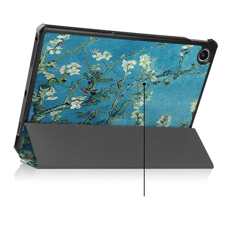 Lenovo Tab M10 Plus (3. generasjon) 10,6" (TB-125F/128F) Tech-Protect Smartcase Tri-fold deksel - hvite blomster