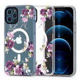 iPhone 12 / 12 Pro Tech-Protect MagMood Bagside Cover - MagSafe Kompatibel - Spring Floral