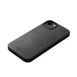 Mujjo iPhone 14 Plus skinndeksel - MagSafe-kompatibel - Svart