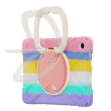 Tech-Protect Samsung Galaxy Tab A9+ (pluss) X-Armor-deksel + skjermbeskytter - flerfarget / gjennomsiktig