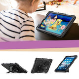 Lenovo Tab M10 FHD Plus 10.3" (TB-X606) Håndværker Cover m. Beskyttelsesfilm fra Tech-Protect Solid360  - Sort