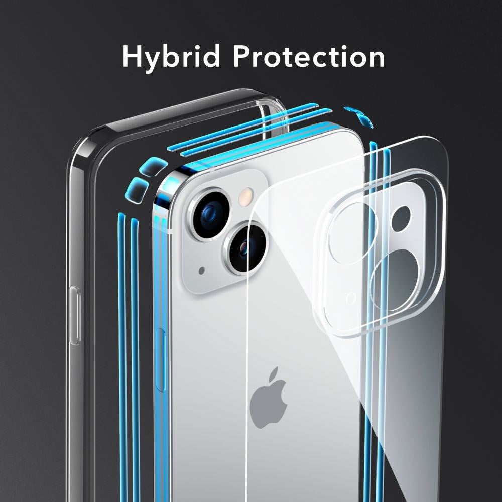 iPhone 14 Plus ESR Ice Shield Hybrid Air-Guard Bakdeksel - Gjennomsiktig