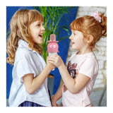 Forever AMS-200 Bluetooth-mikrofon m. Høyttaler og Karaoke - Rosa