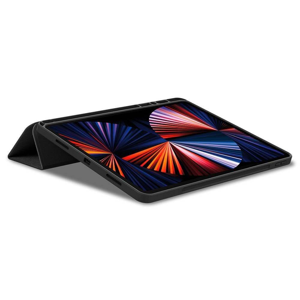 iPad Pro 12,9" (2022 / 2021 / 2020 / 2018) Spigen Urban Fit stoffdeksel - svart
