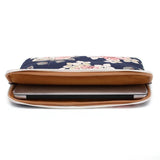 Canvaslife MacBook 15" / PC 15-16" omslag (37,5 x 26,5 cm) - Navy Rose