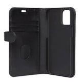 iPhone 12 Mini Gear Buffalo Lommebok Skinndeksel m. Lommebok &amp; Magnet - Svart
