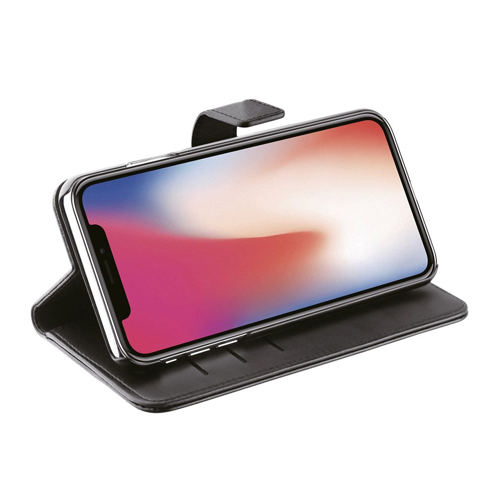 iPhone 11 Pro Vivanco Classic Wallet Artificial Leather Flip Cover m. Lommebok - Svart