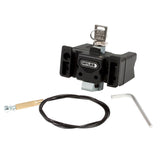 ORTLIEB Monteringssett for sykkelstyre m. Lås - Svart