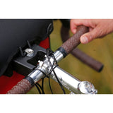 ORTLIEB Monteringssett for sykkelstyre m. Lås - Svart