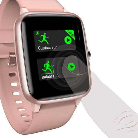 Hama Fit Watch 5910 - Fitness Smartwatch m. GPS, pulsmåler og skritteller - Rosa / Rose gull