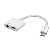 4smarts SoundSplit 6,5 cm Lightning To Lighting 3,5 mm Audio Splitter - Hvit