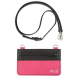 4Smarts DressUP Mobilholder m. Rem &amp; kortholder - Svart / Rosa