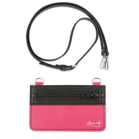 4Smarts DressUP Mobilholder m. Rem &amp; kortholder - Svart / Rosa