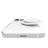 VONMÄHLEN Backflip Mag - Magnetisk telefongrep - MagSafe-kompatibel - Hvit