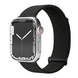Apple Watch (38/40/SE/41/42 mm) Vonmählen Fitness Loop 2 Nylon klokkerem - svart