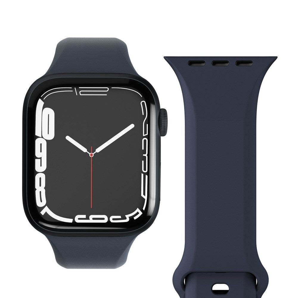 Vonmählen Apple Watch (38/40/SE/41/42 mm) Classic Band 2 Resirkulert silikonstropp - blå