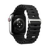 Vonmählen Apple Watch (38/40/SE/41/42 mm) Wave Band 2 resirkulert silikonstropp - svart