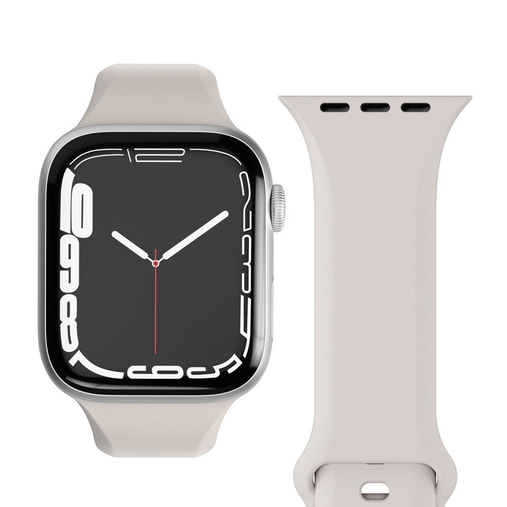 Vonmählen Apple Watch (38/40/SE/41/42mm) Classic Band 2 Resirkulert silikonstropp - grå
