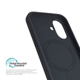 Vonmählen iPhone 16 Eco Silikon Bakdeksel - MagSafe-kompatibel - Marineblå