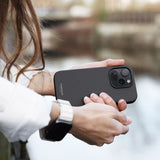 Vonmählen iPhone 16 Pro Eco Silikone Bagside Cover - MagSafe Kompatibel - Black