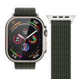 Vonmählen Apple Watch (42/44/45/SE/46/49 mm) Vevd Loop Nylon Watch Strap - Oliven