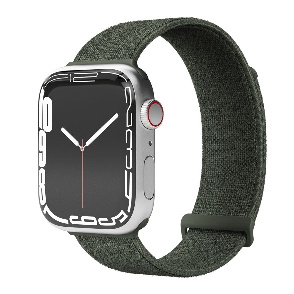 Apple Watch (42/44/45/46/SE/49mm) Vonmählen Fitness Loop 2 Nylon Urrem - Grøn