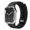 Vonmählen Apple Watch (42/44/SE/45/46/49 mm) Wave Band 2 resirkulert silikonstropp - svart