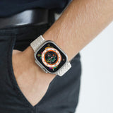 Vonmählen Apple Watch (42/44/45/SE/46/49 mm) Vevd Loop Nylon Watch Strap - Creme