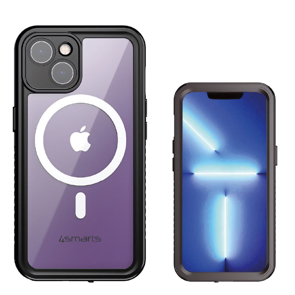 4smarts Active Pro Ultimag STARK - iPhone 14 Vandtæt Mobilcover - Sort