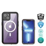 4smarts Active Pro Ultimag STARK - iPhone 14 Vandtæt Mobilcover - Sort