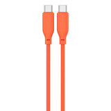 4smarts High Flex USB-C til USB-C-kabel 60W - 1,5 meter - oransje