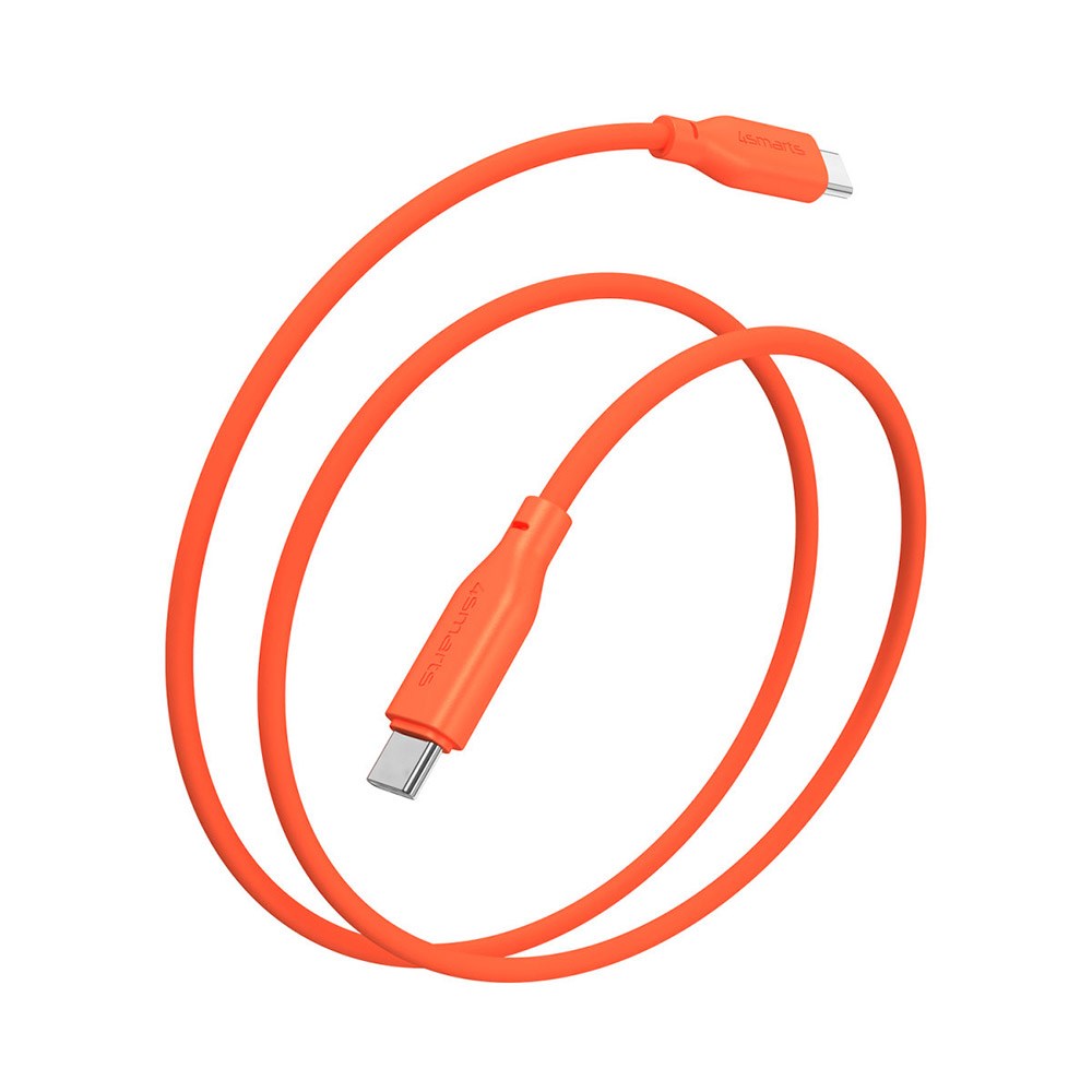 4smarts High Flex USB-C til USB-C-kabel 60W - 1,5 meter - oransje