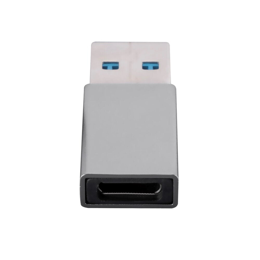 4smarts USB-C til USB-A Adaptersæt - 2 Stk. - Grå