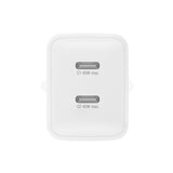4smarts PDPlug 45W Vægoplader - 2 x USB-C - Hvid