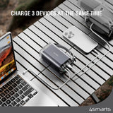 4smarts - 65W PowerBank Lucid Air - 26800 mAh - Grå