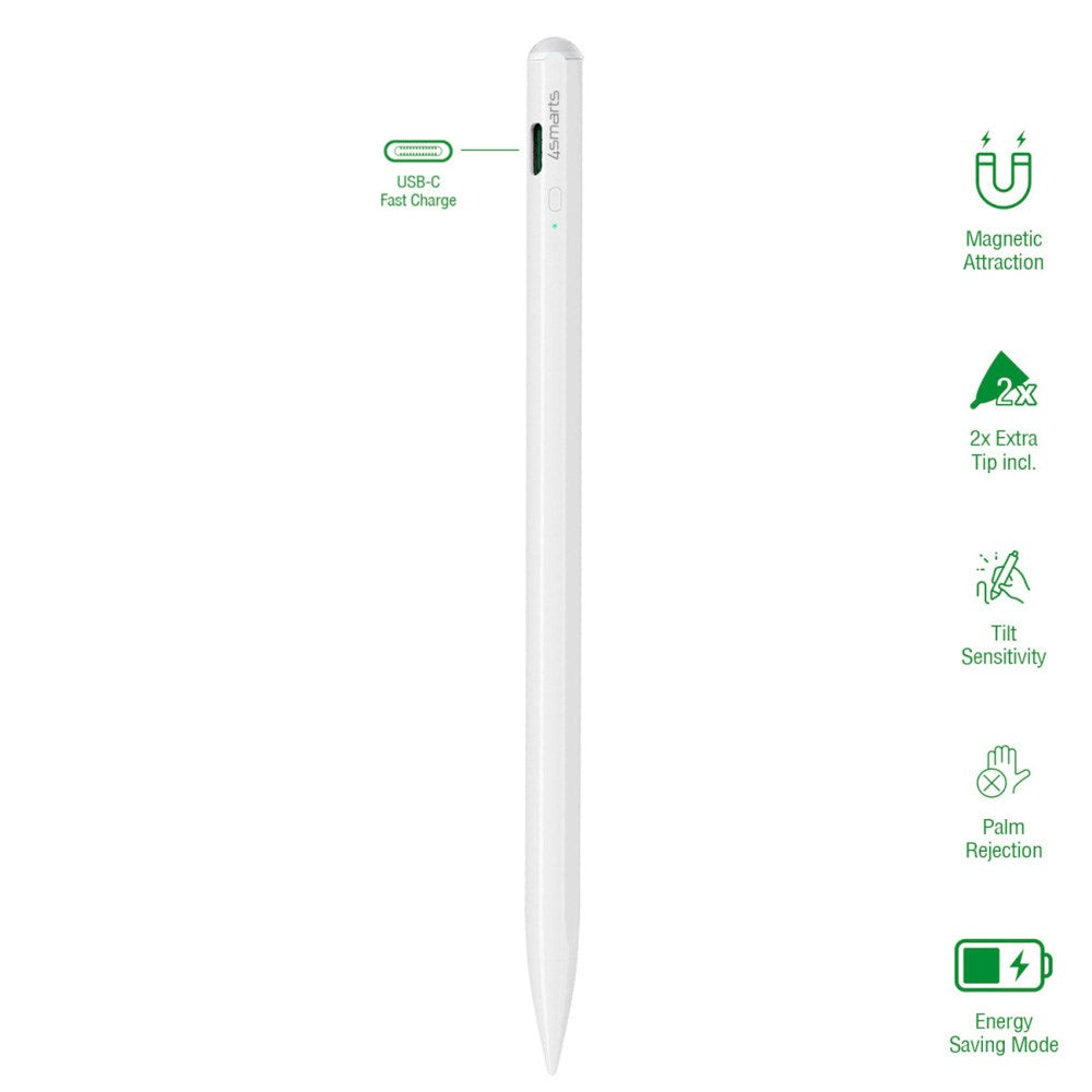 Active Stylus Pen Pro 3 - 4smarts - Hvit