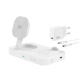 4smarts Qi2 trådløs lader 15W - MagSafe-kompatibel - Hvit