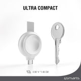 4smarts hurtiglader til Apple Watch - Sølv / Hvit