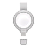 4smarts hurtiglader til Apple Watch - Sølv / Hvit