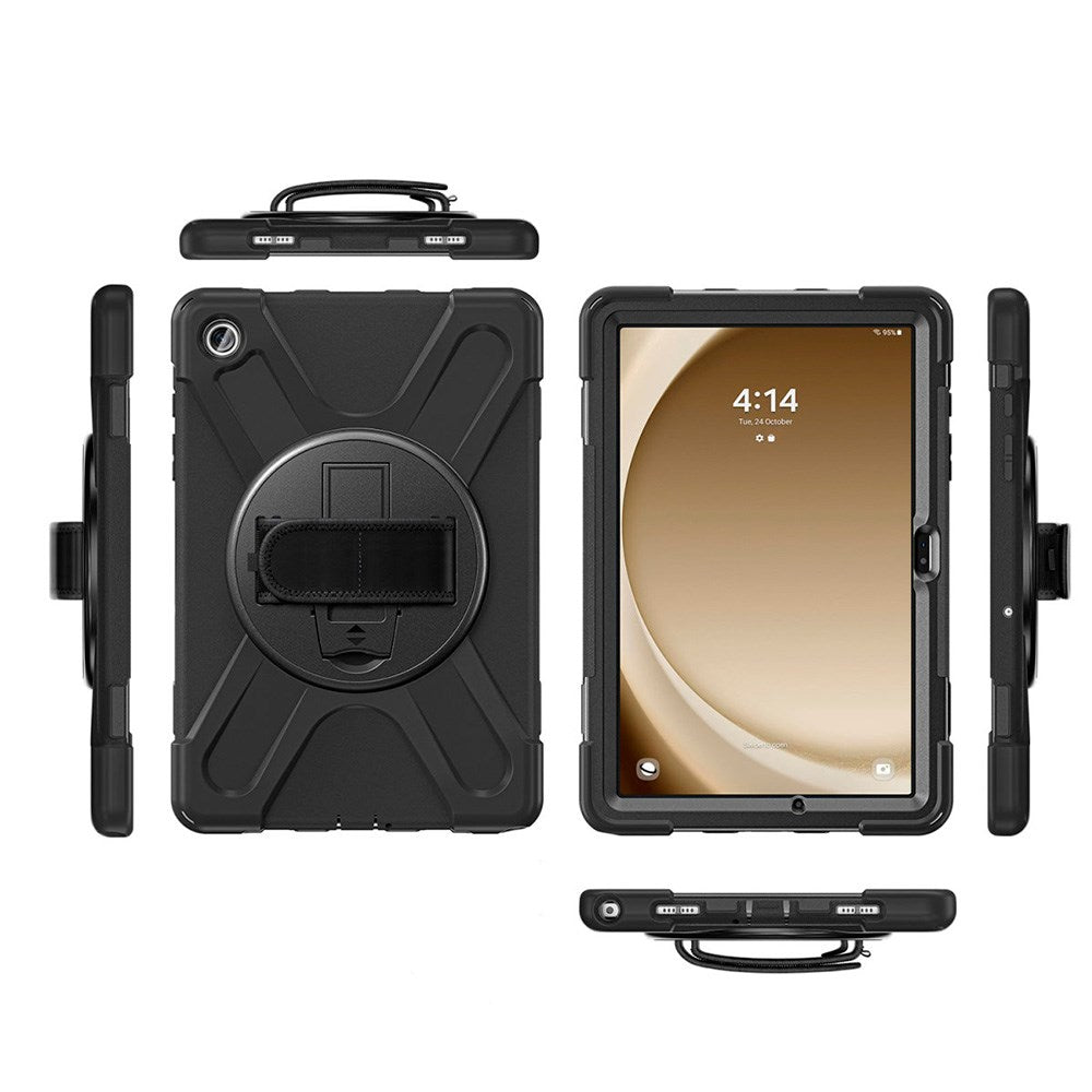 Samsung Galaxy Tab S9 FE 4smarts Robust nettbrettdeksel GRIP - Svart