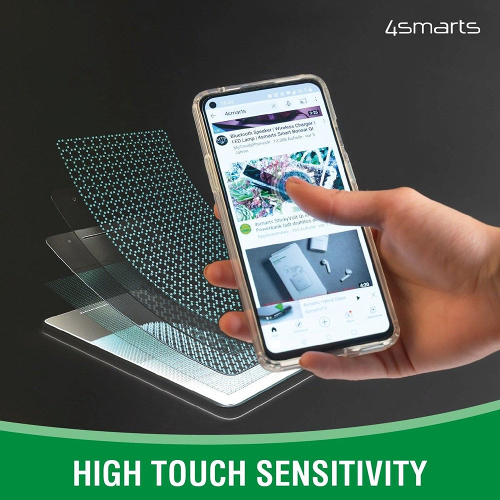 Samsung Galaxy A35 4smarts Second Glass X-Pro 360° beskyttelsessett (etui + herdet glass)