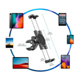 4smarts ErgoFix H24 Universal mobil- og nettbrettholder - Sort