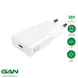 4Smarts PD Slim Vægoplader GaN 25W m. USB-C - Hvid