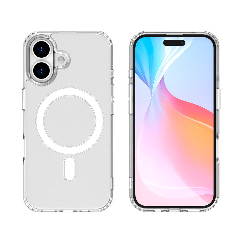 iPhone 16 4smarts 360° Premium beskyttelsessett (MagSafe bakdeksel + skjermbeskytter)