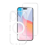 iPhone 16 Plus 4smarts 360° Premium beskyttelsessett (MagSafe bakdeksel + skjermbeskytter)