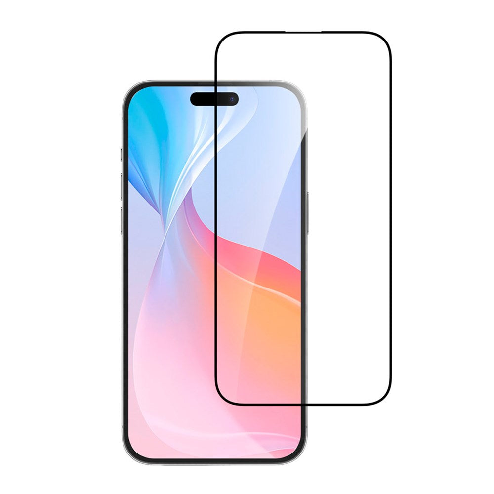 iPhone 16 4smarts Second Glass Hærdet Glas m. Monteringsramme - Case Friendly - Gennemsigtig