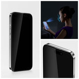 iPhone 16 Pro Max 4smarts Second Glass Herdet glass m. Monteringsramme - Case Friendly - Gjennomsiktig