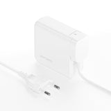 Reiselader 100W / 3x USB-C &amp; 1x USB-A - 4smarts GaN Flex Pro - Hvit