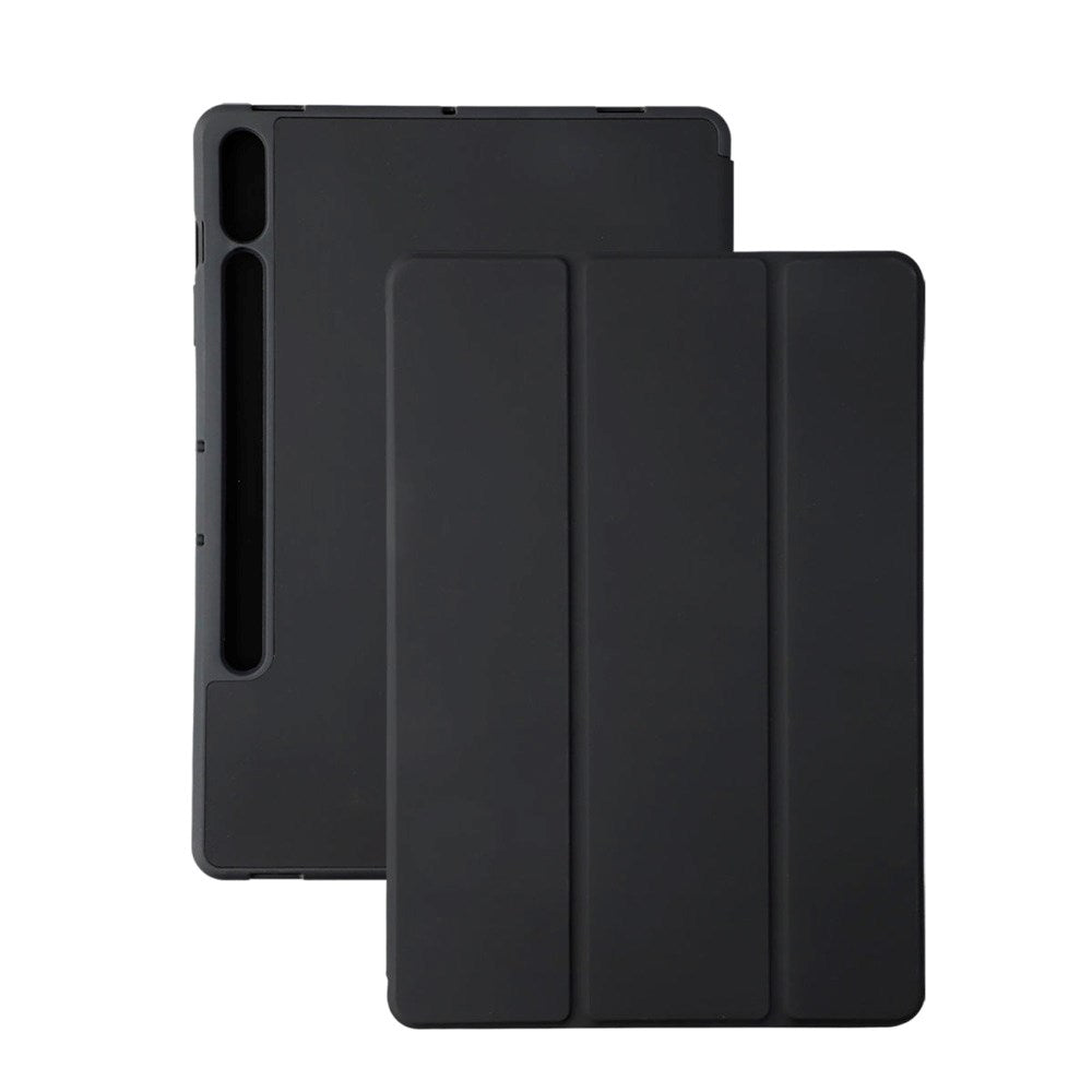 4smarts Basic Folio Case m. Penneholder - Samsung Galaxy Tab S10+ (Plus) / S9 FE+ (Plus) / S9+ (Plus) - Svart